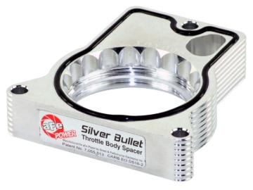 Picture of aFe Silver Bullet Throttle Body Spacers TBS GM C/K 1500/2500/3500 96-00 V8-5.0L 5.7L
