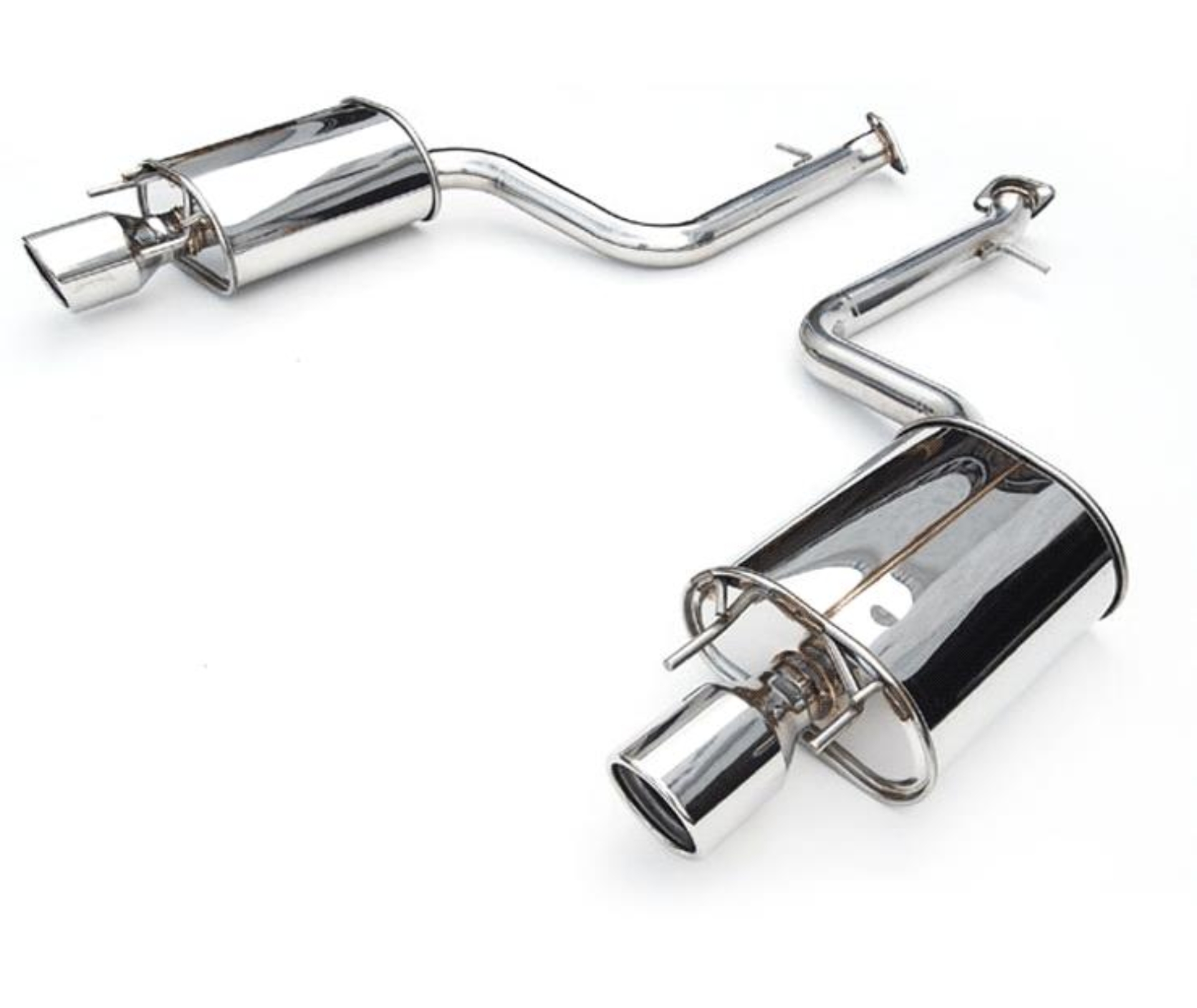 Picture of Invidia 14+ Mini Cooper S Q300 w/ Rolled Titanium Tips Cat-Back Exhaust