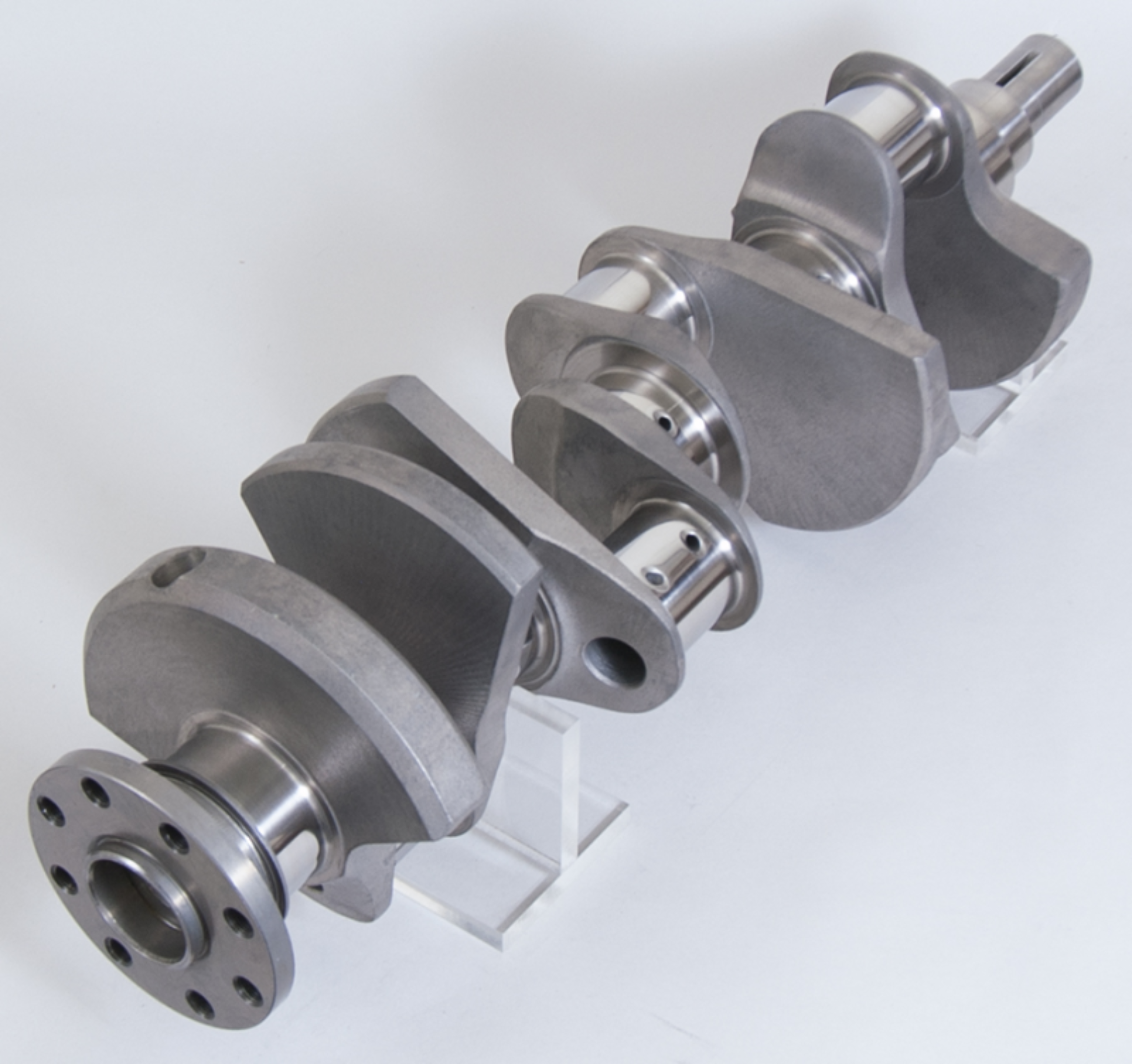 Picture of Eagle Chrysler RB 4340 Crank 4.25 Stroke 2.2 Rod Pin 8 Bolt Flange