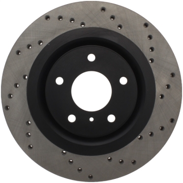 Picture of Sport Cross Drilled Brake Rotor; Front Left