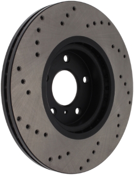 Picture of Sport Cross Drilled Brake Rotor; Front Right