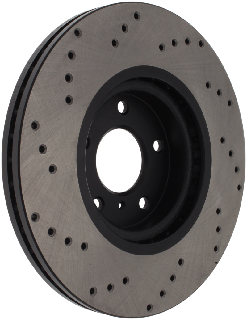 Picture of Sport Cross Drilled Brake Rotor; Front Left