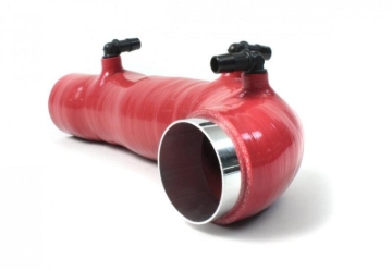 Picture of PERRIN 02-07 Subaru WRX / 04-21 STI / 04-08 Forester XT Turbo Inlet Hose - Red