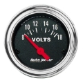 Picture of Autometer Traditional Chrome 52mm 8-18 Volts Short Sweep Electrical Voltmeter