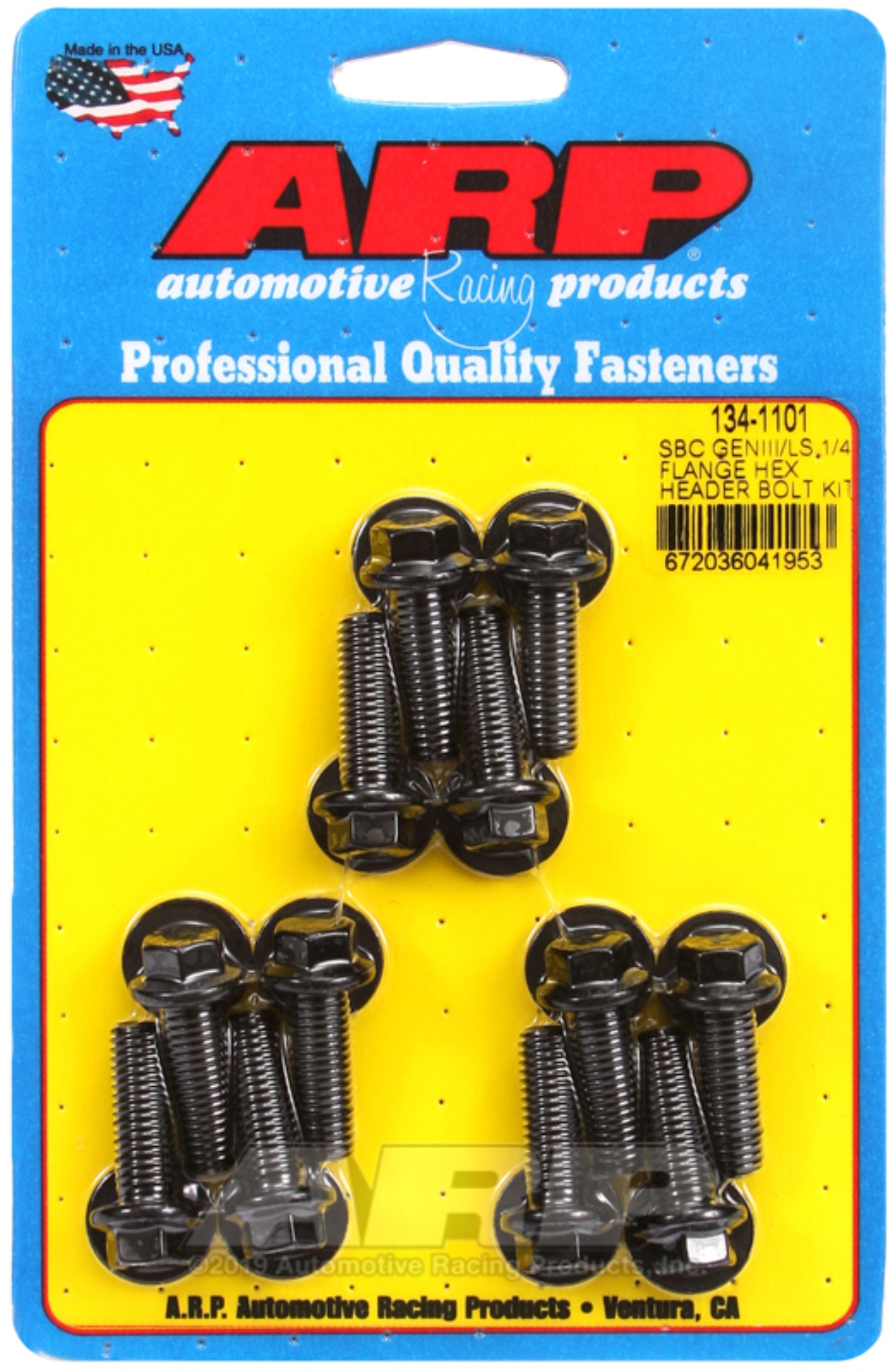 Picture of ARP Chevy LS 1/4in Flange Hex Header Bolt Kit