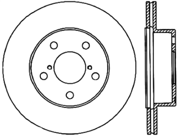 Picture of Sport Drilled & Slotted Brake Rotor; Rear Left