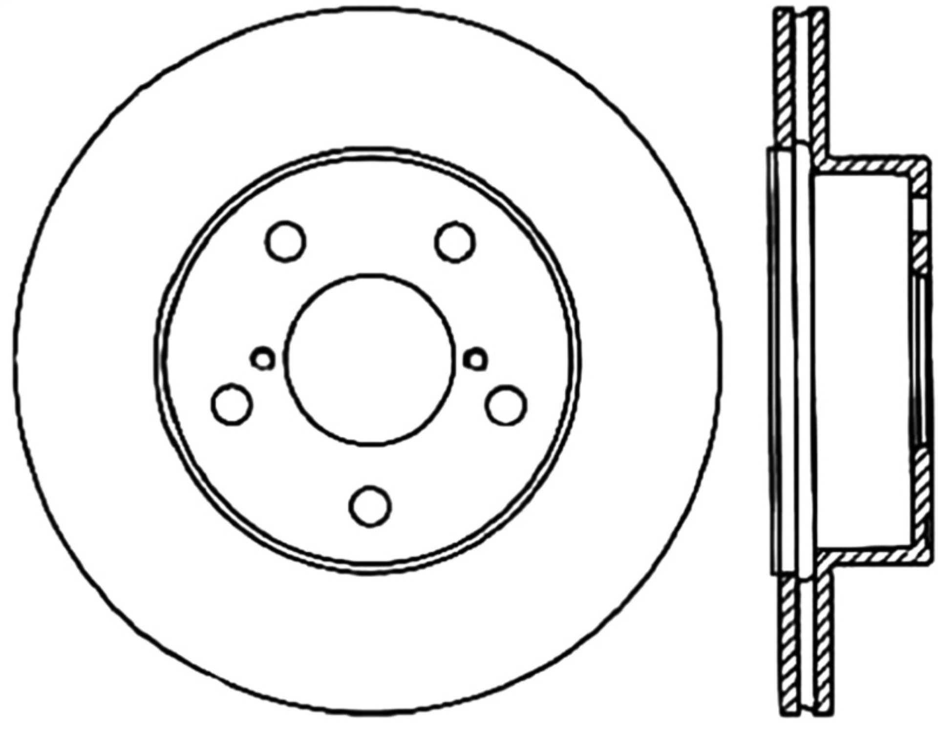 Picture of Sport Drilled & Slotted Brake Rotor; Rear Right