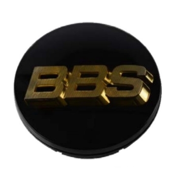 Picture of BBS Center Cap 56mm Black/Gold (56.24.012)