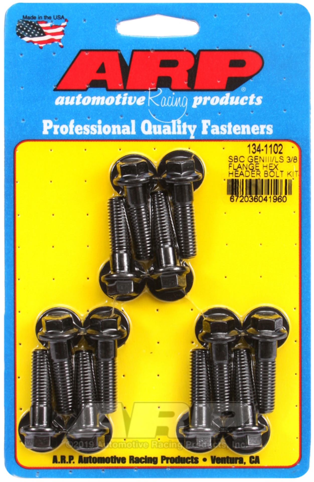 Picture of ARP Chevy LS 3/8in Flange Hex Header Bolt Kit