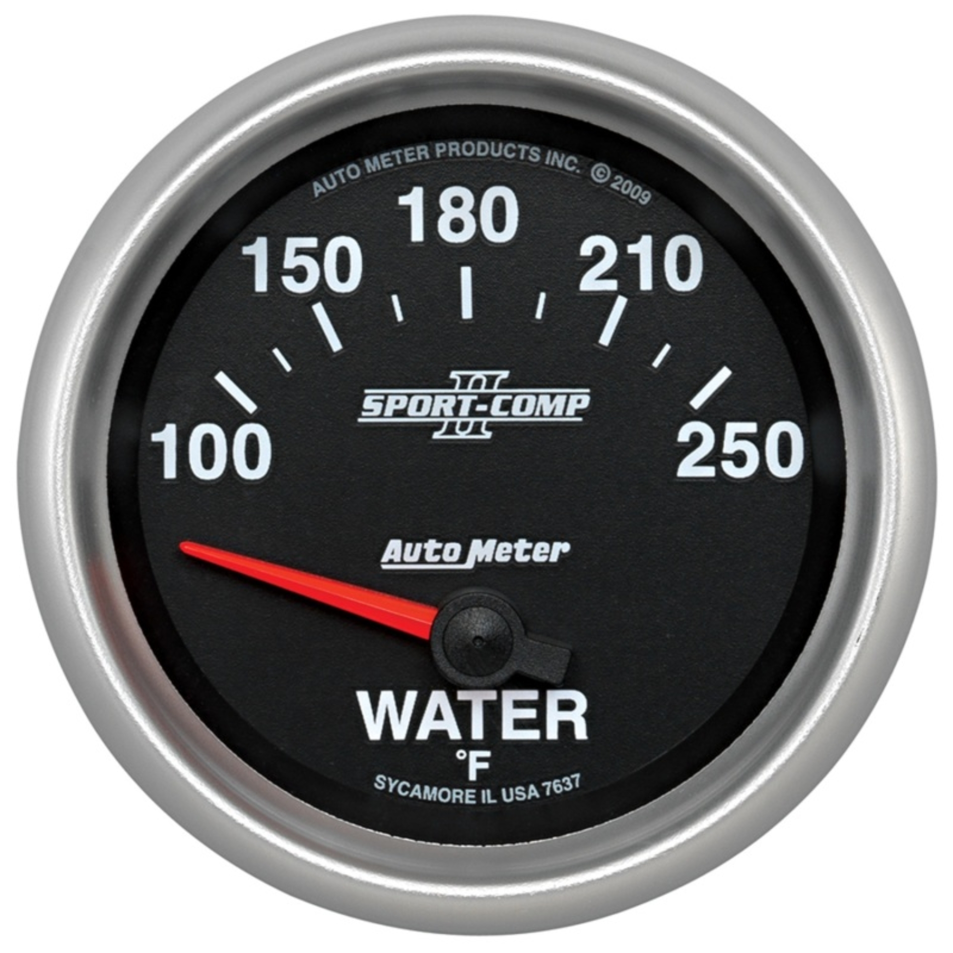 Picture of Autometer Sport-Comp II 100-250 Deg F Short Sweep Electronic Water Temperature Gauge