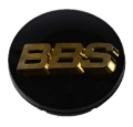 Picture of BBS Center Cap 70.6mm Black/Gold (3-tab) (56.24.080)