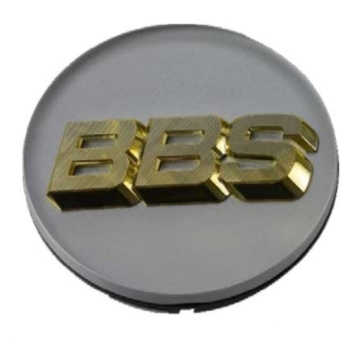 Picture of BBS Center Cap 70.6mm White/Gold (3-tab)