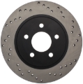 Picture of Sport Cross Drilled Brake Rotor; Rear Right