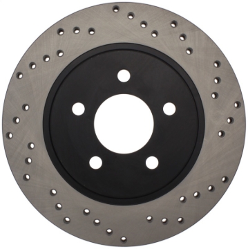 Picture of Sport Cross Drilled Brake Rotor; Rear Right