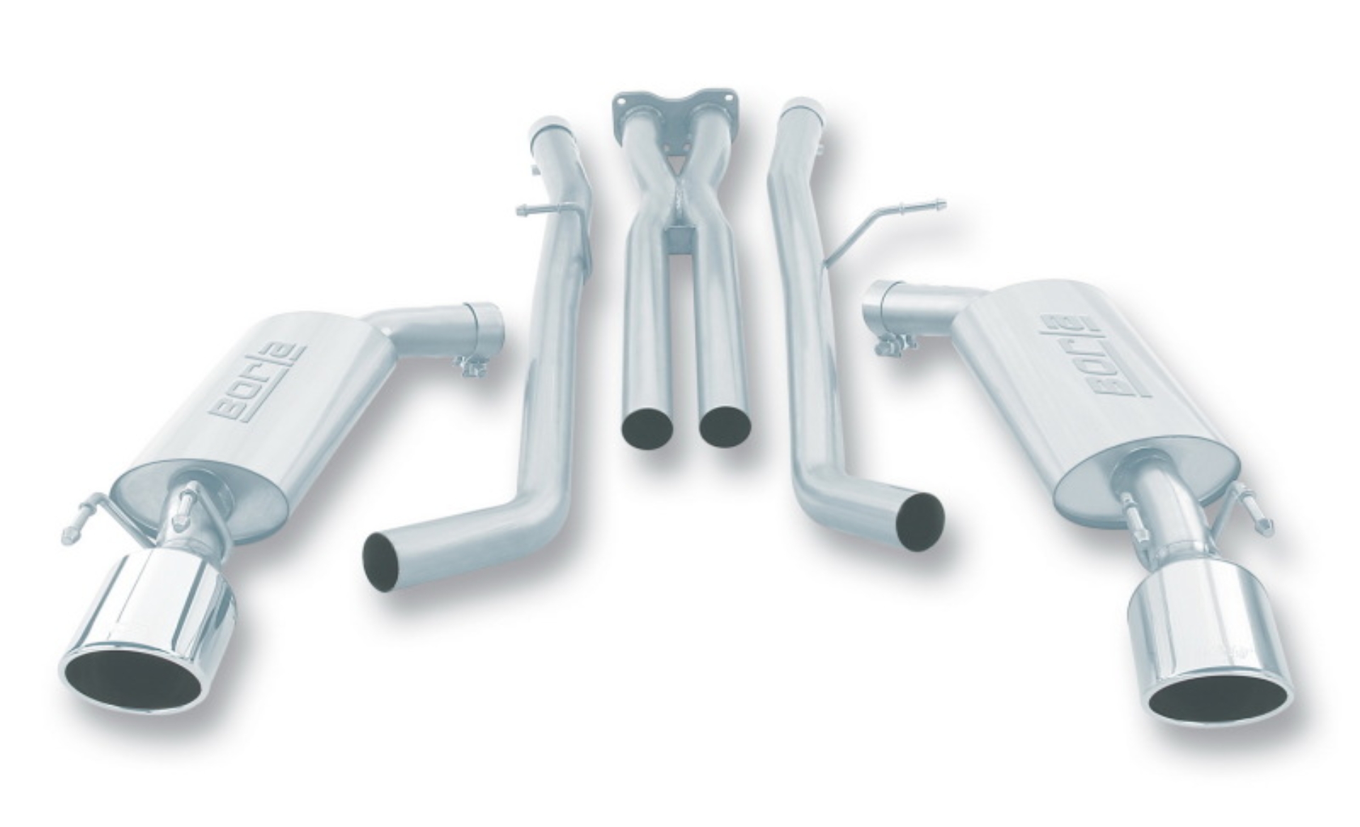Picture of Borla 05-06 Pontiac GTO Coupe 2dr 6.0L 8cyl AT/MT 4spd/6spd RWD SS Catback Exhaust w/ inXin Pipe