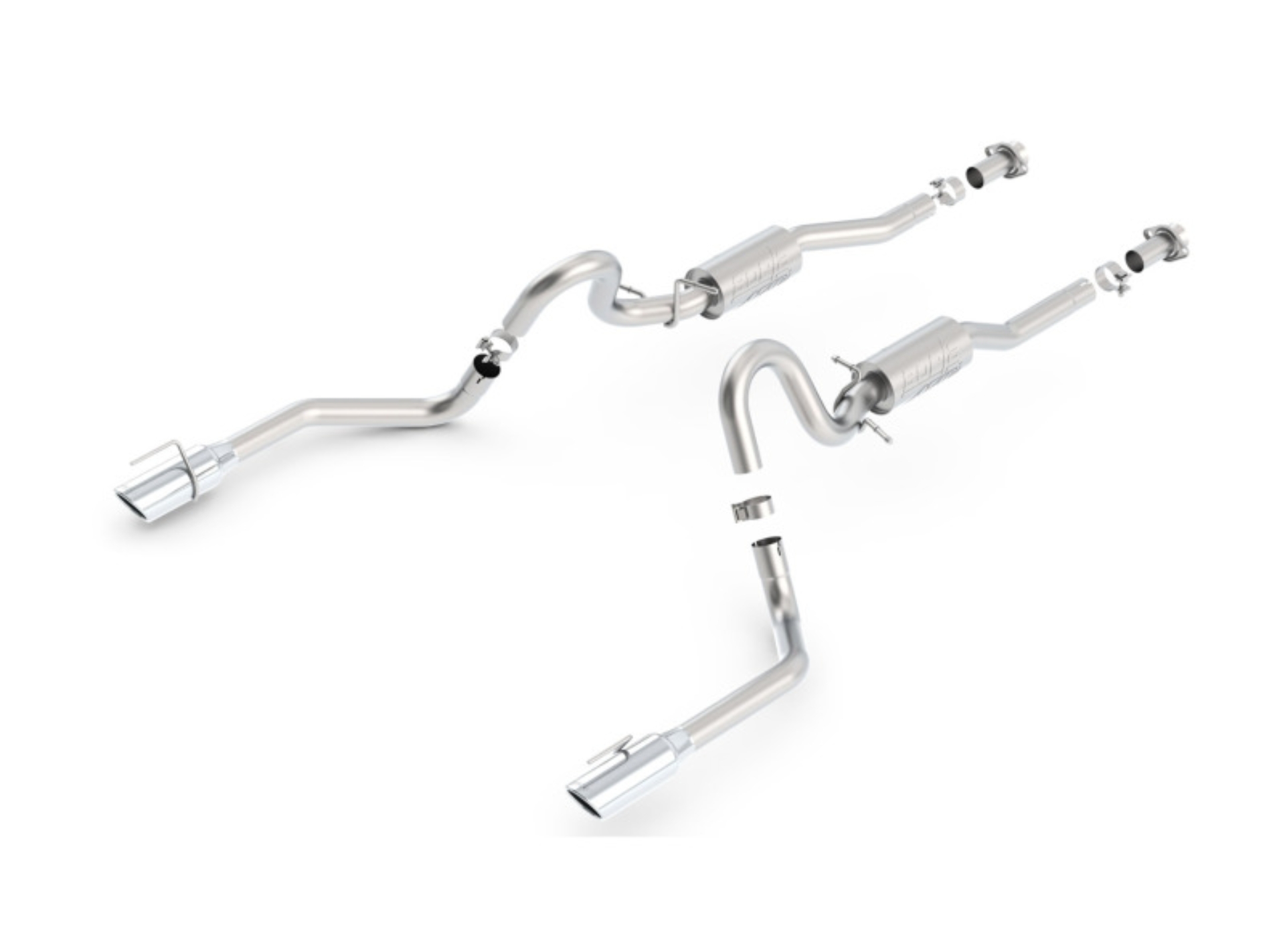 Picture of Borla 99-04 Ford Mustang GT 4.5L V8 AT/MT RWD 2dr ATAK SS Catback Exhaust