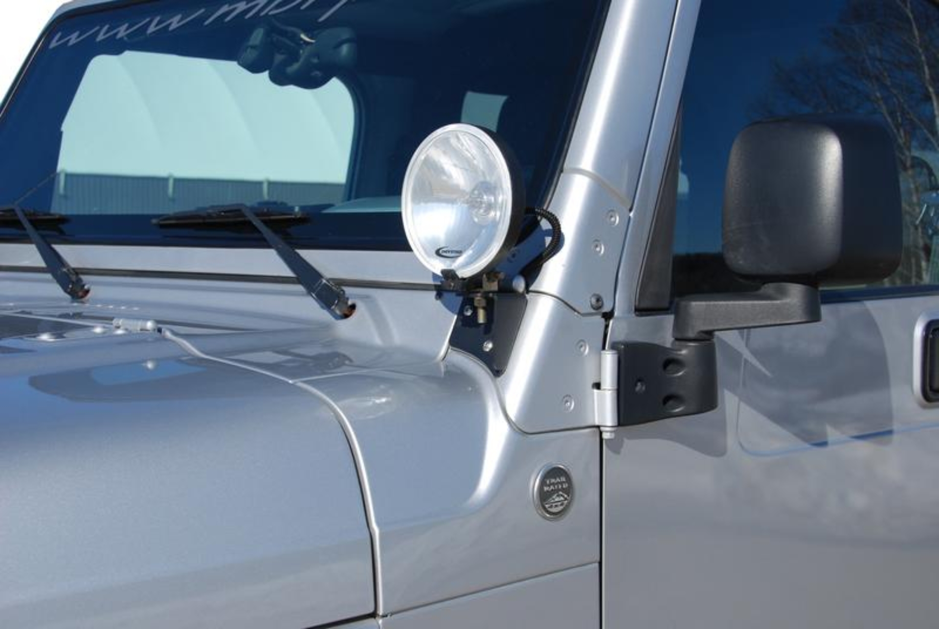 Picture of MBRP 97-06 Jeep Wrangler TJ Windshield Light Bracket