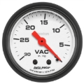 Picture of Autometer Phantom 52mm 30 in. HG. Mechanical Vacuum Gauge
