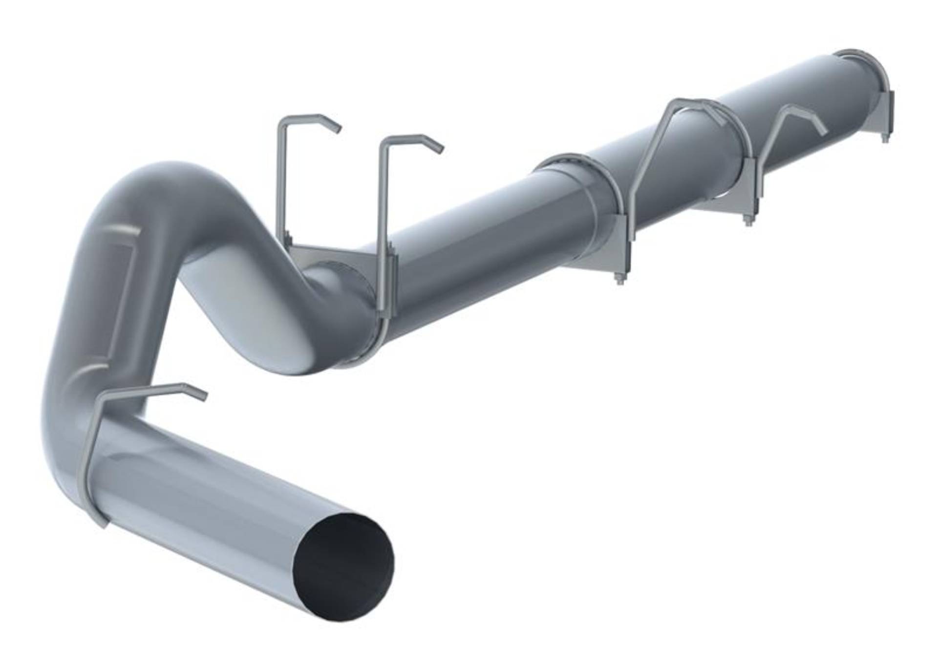 Picture of MBRP F-250/350 6.0L EC/CC 5in Cat Back Single Side Exit No Muffler AL