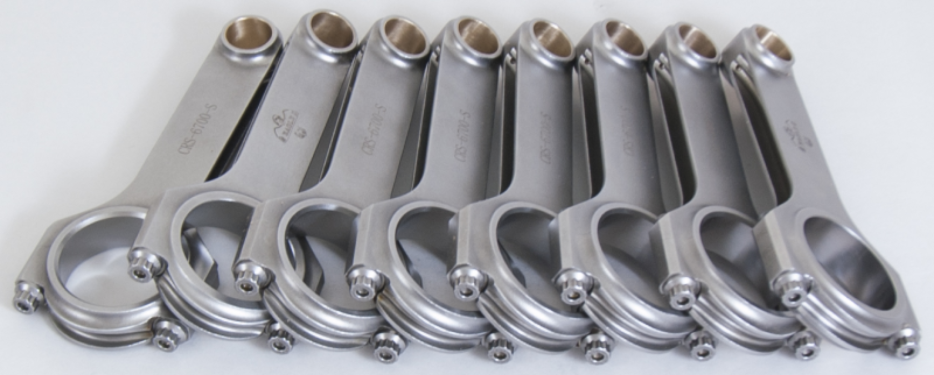 Picture of Eagle Big Block Chevy 4340 .990in Pin Dia 6.7in Length H-Beam Connecting Rods w/ ARP2000 Bolts