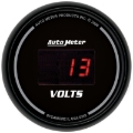 Picture of Autometer Black 52.4mm 8-18 Volts Digital Voltmeter Gauge