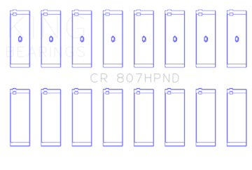 Picture of King Engine Bearings Chevy LS1 / LS6 (Size 020) Performance Rod Bearing Set