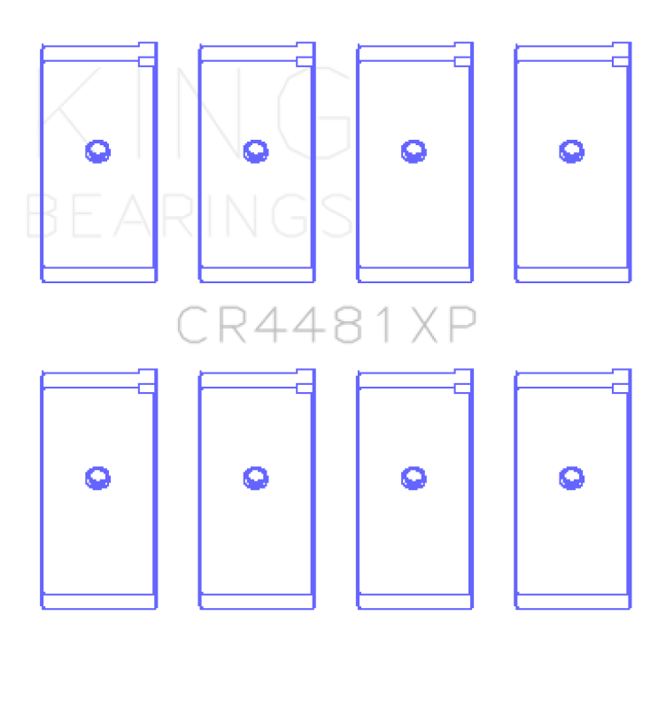 Picture of King Mitsubishi 4G63/4G64 6 Bolt 1st Gen DSM Performance Rod Bearing Set - Size +0.25mm