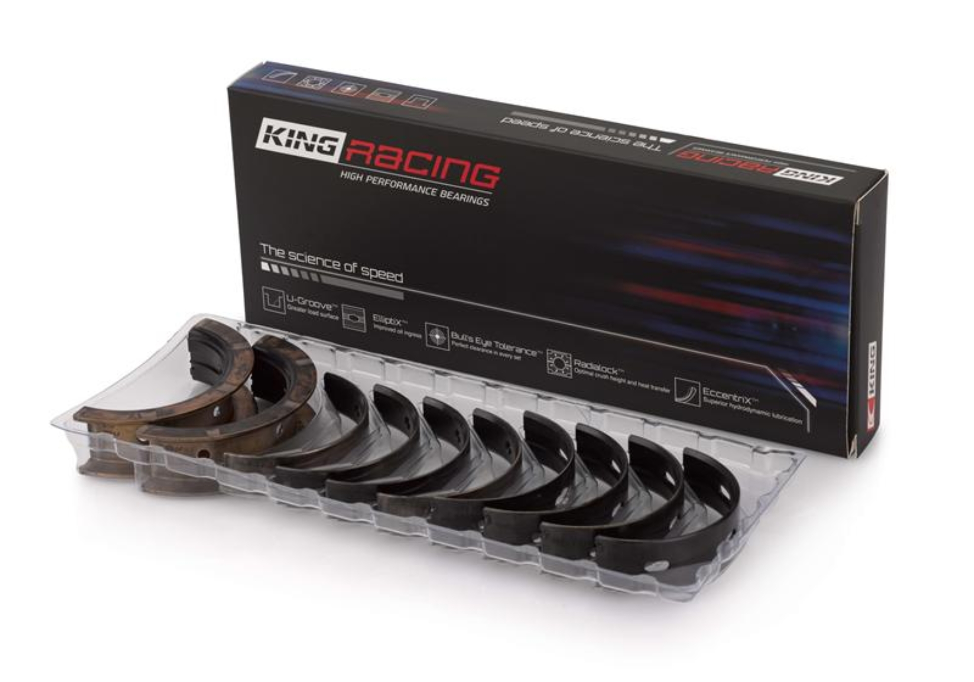 Picture of King Engine Bearings Toyota 3SGTE (Size 0.25mm) Performance Main Bearing Set