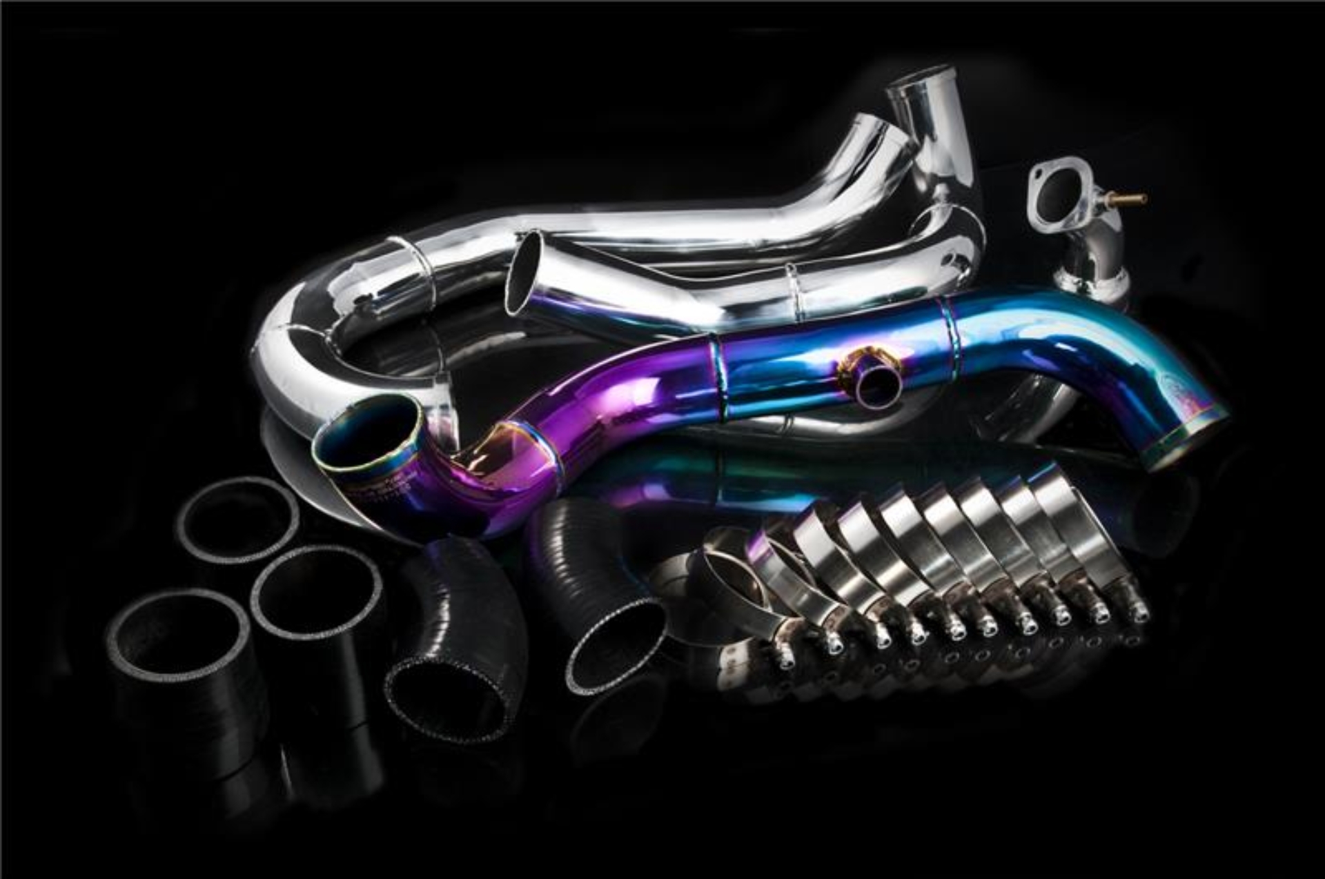 Picture of Weapon R Upper Intercooler Piping Kit for 06 Mitsubishi Lancer Evolution 9
