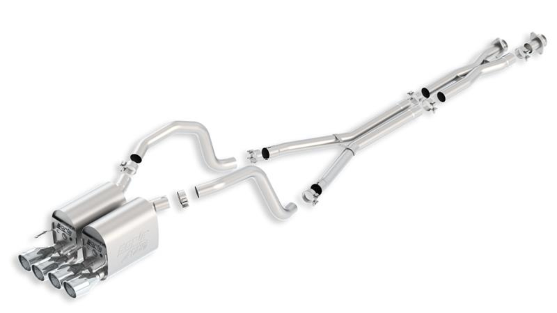 Picture of Borla 05-08 Chevrolet Corvette Coupe/Convertible 2dr 6.2L 8cyl AT/MT 6spd ATAK SS Catback Exhaust