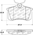 Picture of Sport Brake Pads with Shims