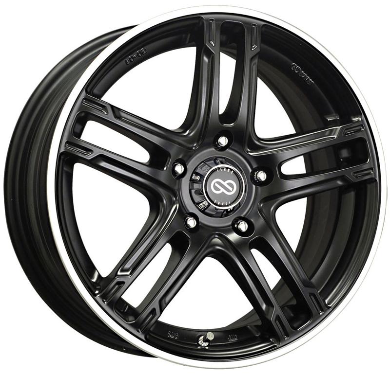 Picture of Enkei FD-05 17x7 5x114.3 40mm Offset Black Machined Wheel