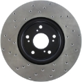 Picture of Sport Cross Drilled Brake Rotor; Front Left