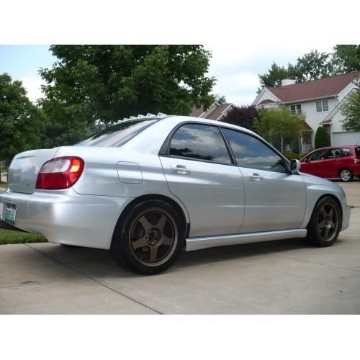 Picture of BLOX Racing 02-07 Subaru WRX Vortex Generator - ABS Black