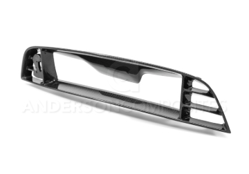 Picture of Anderson Composites 10-14 Ford Mustang/Shelby GT500 Front Upper Grille (w/ Spot for Cobra Emblem)