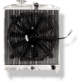 Picture of BLOX Racing 1992-2000 Honda Civic - 1/2 Core 2 Row Radiator
