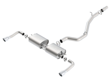 Picture of Borla 14-16 Audi A3 Quattro 2.0L Turbo AT/MT RWD 4DR S-Type Cat-Back Exhaust Single Split Rear Exit