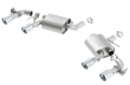 Picture of Borla 16 Chevy Camaro SS 6.2L w/ Dual NPP Atak Quad RD RL Tips Dual Exit Rear Section Exhaust