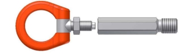Picture of Cusco Tow Hook Swivel Joint Front Mitsubishi Lancer Evo X (not compatible with USDM Vehicles)