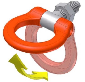 Picture of Cusco Tow Hook Swivel Joint Rear Honda Fit
