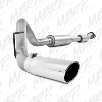 Picture of MBRP 11-13 Ford F150 SVT Raptor 6.2L EC-SB/CC-SB 3.5in Cat Back Single Exit Alum Exhaust System