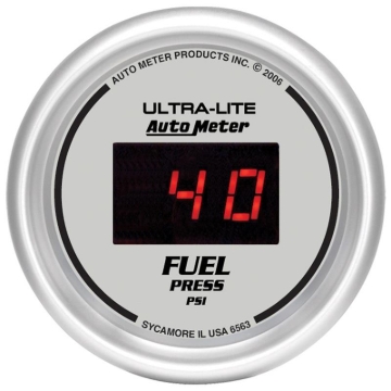 Picture of Autometer Ultra-Lite 52MM 5-100 PSI Digital Fuel Pressure Gauge