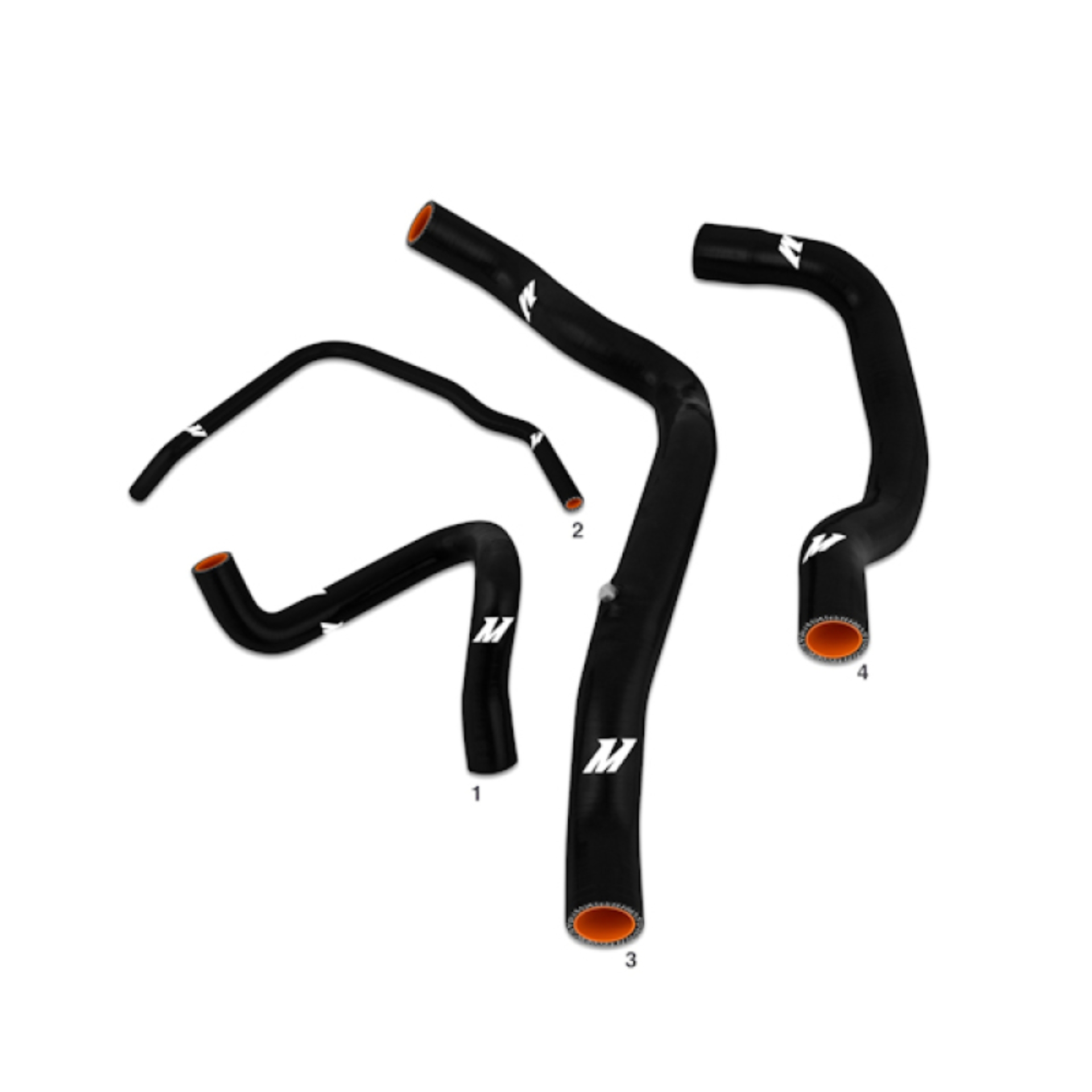 Picture of Mishimoto 02-06 Mini Cooper S (Supercharged) Black Silicone Hose Kit