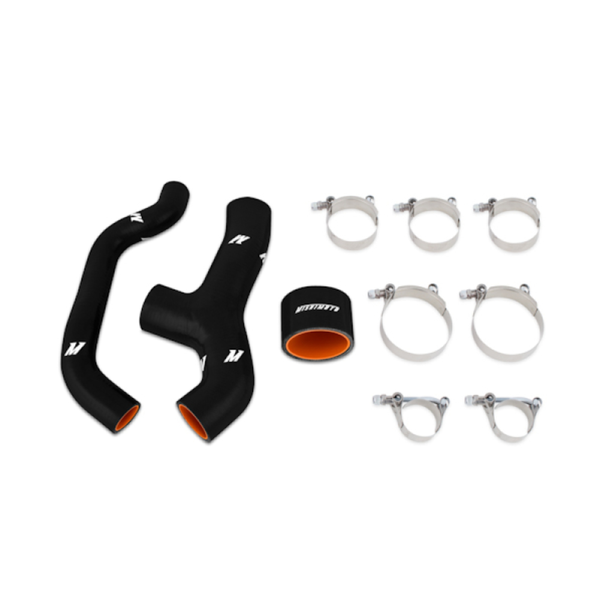 Picture of Mishimoto 06-07 Subaru WRX Black Silicone Intercooler Hoses