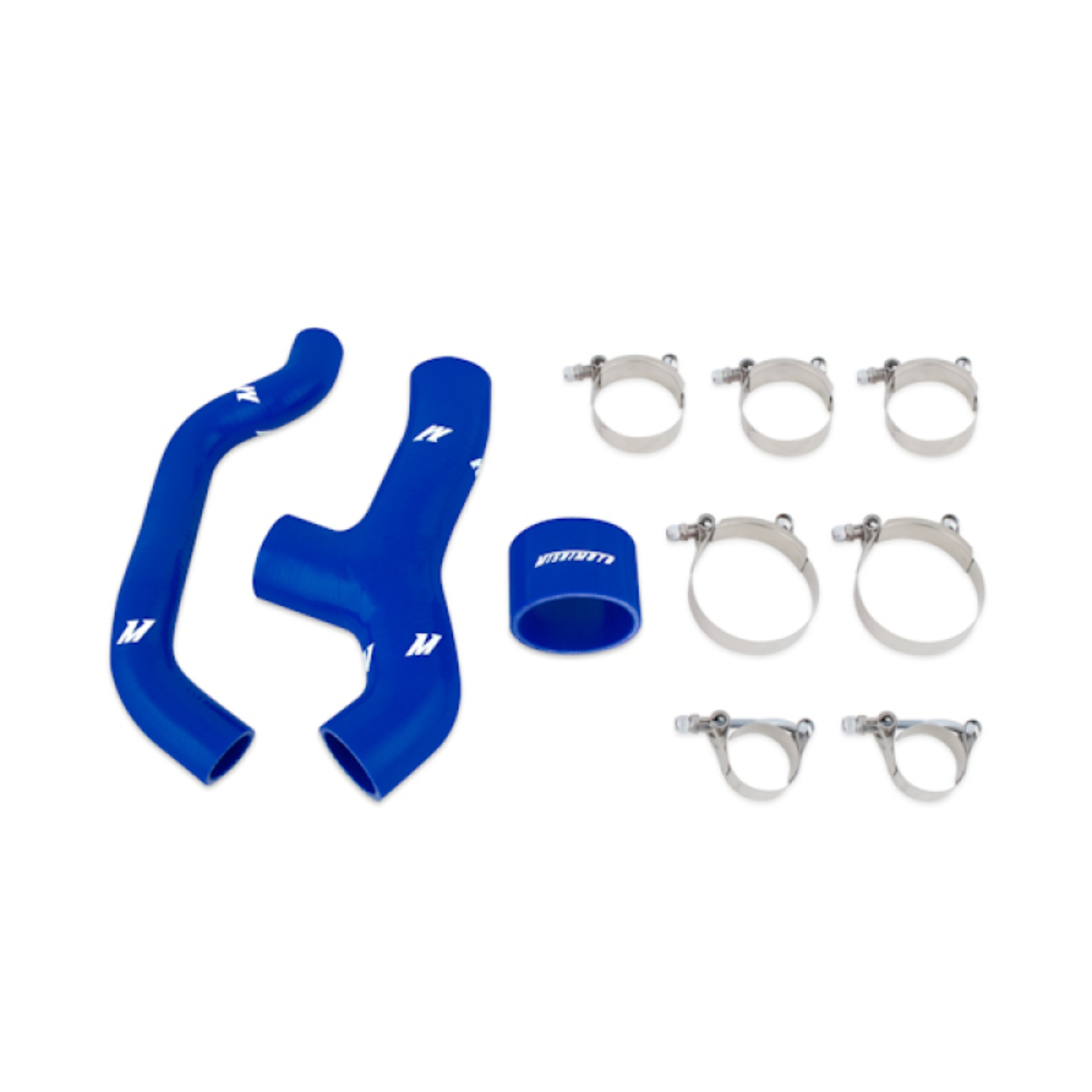 Picture of Mishimoto 06-07 Subaru WRX Blue Silicone Intercooler Hoses