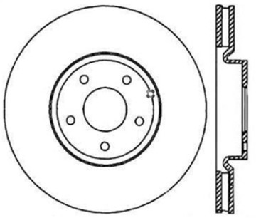 Picture of Sport Drilled & Slotted Brake Rotor; Rear Left