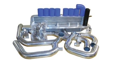 Picture of Turbo XS Front Mount Intercooler Pipe Kit Black Silicone for 03-07 Mitsubishi Evo 8/9
