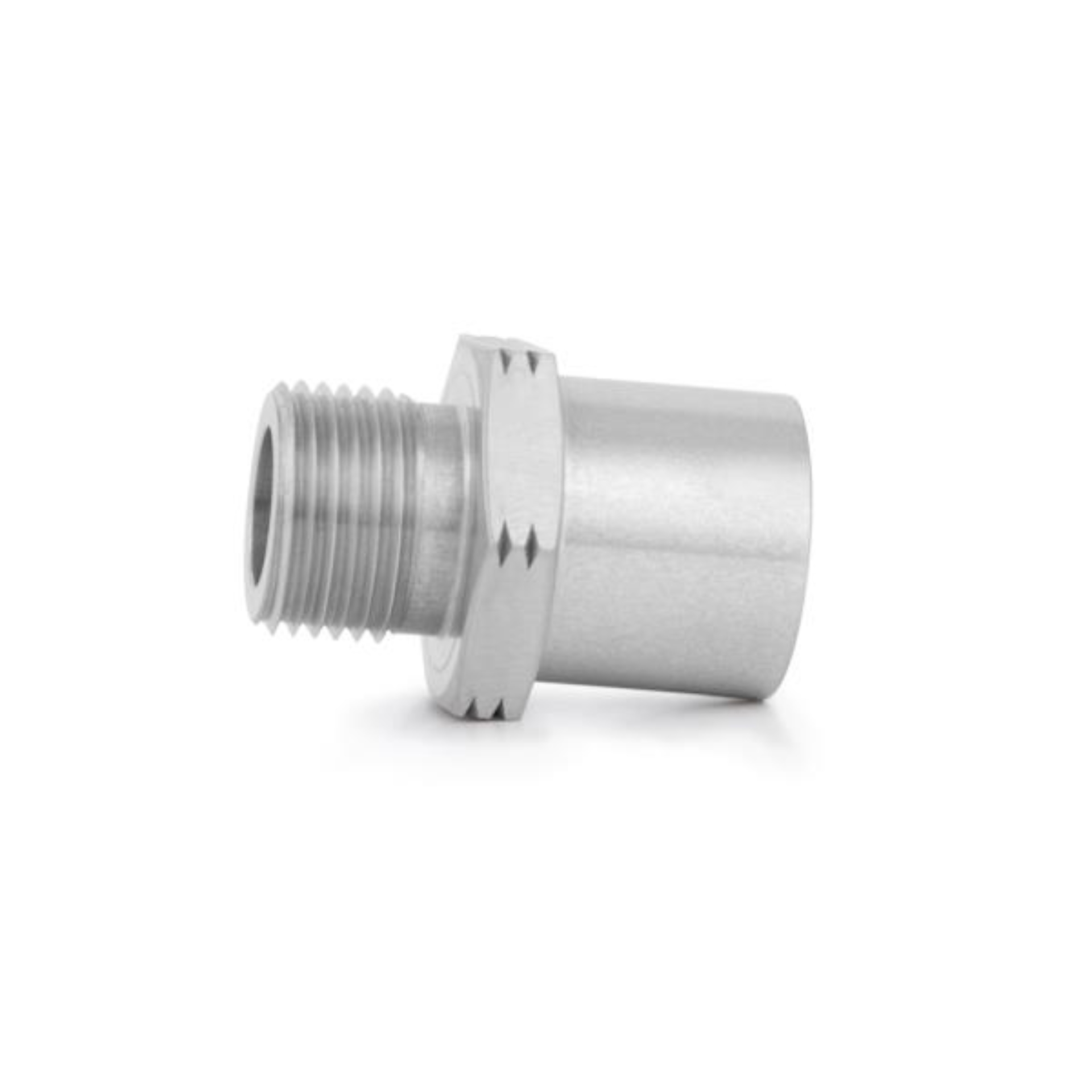 Picture of Mishimoto Stainless Steel Sandwich Plate Adapter, 3/4in -16UNF