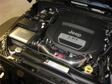 Picture of Injen 12-13 Jeep Wrangler JK 3.6L V6 Polished Short Ram Intake w/ Power Flow Box