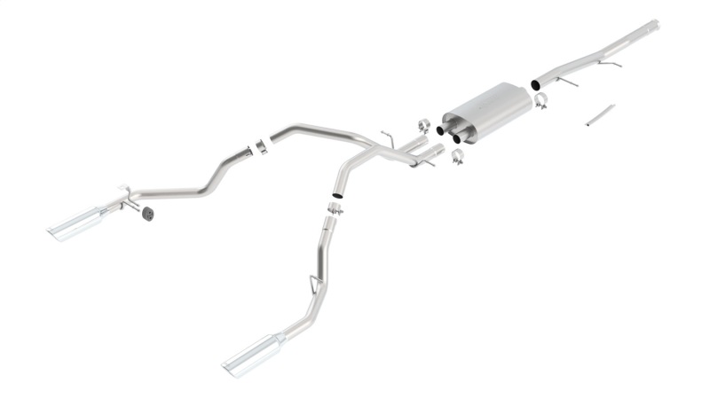 Picture of Borla 09-12 GMC Sierra 1500 / 09-12 Chevrolet Silverado 1500 SS Catback Exhaust